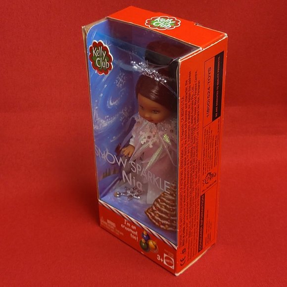 Kelly Doll Barbie Snow Sparkle Nia Doll Ornament Mattel 2003 - Picture 8 of 13